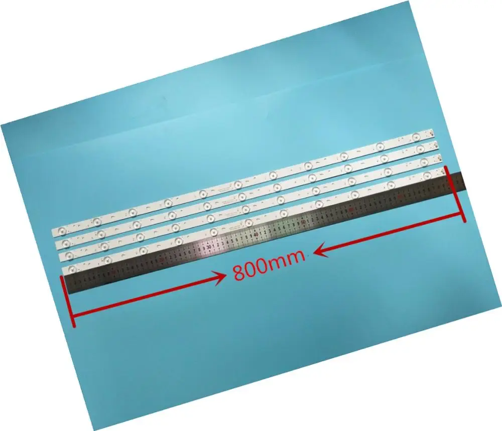 

100% New 4pcs/Kit LED strips for JVC 40 TV LT 40E71 A LSC400HN01 G01 LED40D11 ZC14 03 B LED40D11 ZC14 01 PN 30340011206