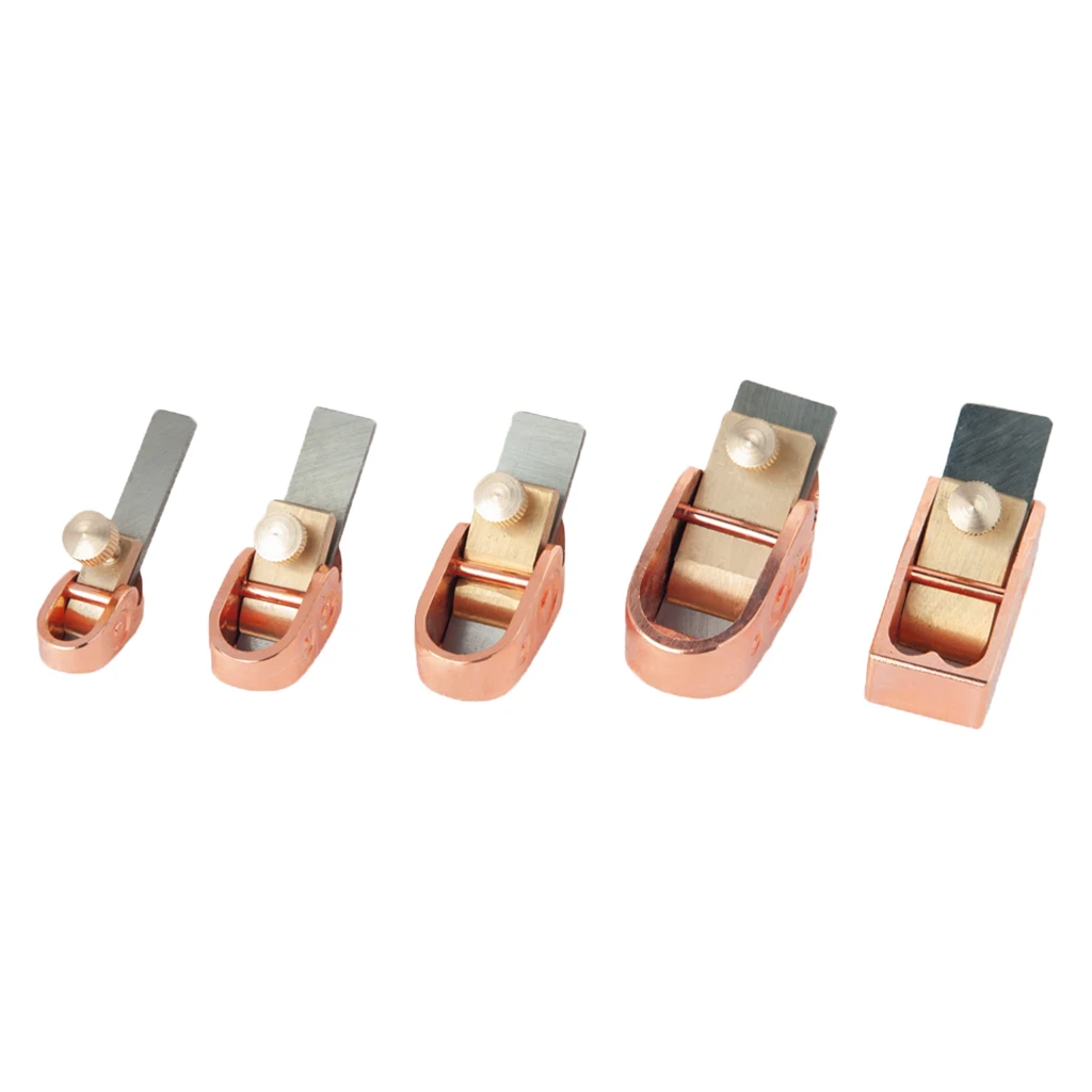 

5pcs Woodworking Violin Plane Cutters Brass Luthier Tool for Violin Viola Accessories