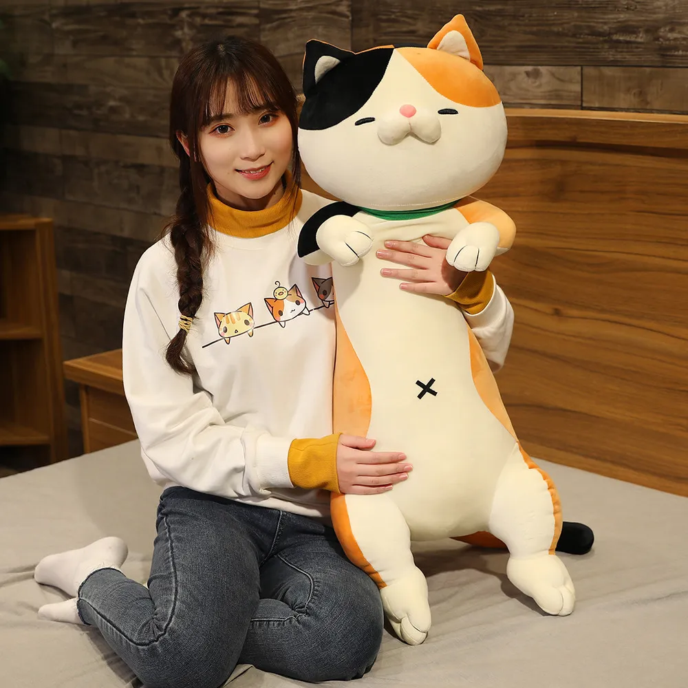 60/90/120 см Kawaii плюшевый Хаски Шиба ину мягкая игрушка-Кот мягкие животные плюшевая
