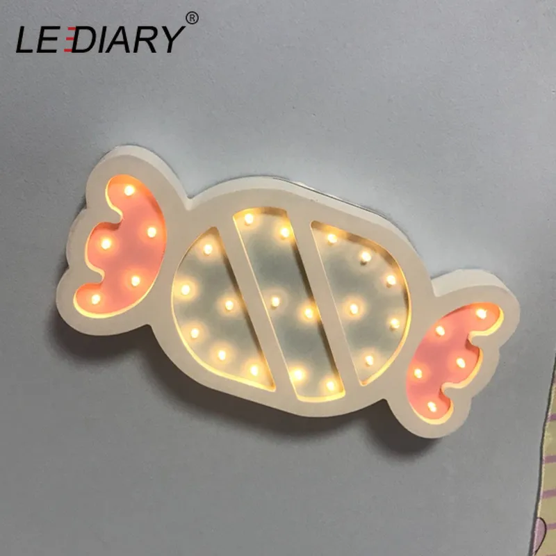 Деревянные ночники LEDIARY динозавр панда корона декор для комнаты ночник в виде