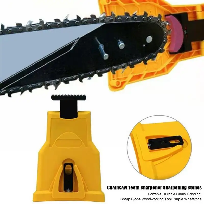 

14/16/18/20 inch Chainsaw Teeth Sharpener Set Portable Sharpening Stones Chain Grinding Sharp Blade Woodworking Tool Accessories