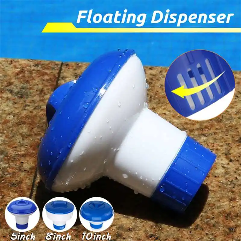Новый 5 дюймовый 8 10 плавающий диспенсер для хлорной чистки автоматический