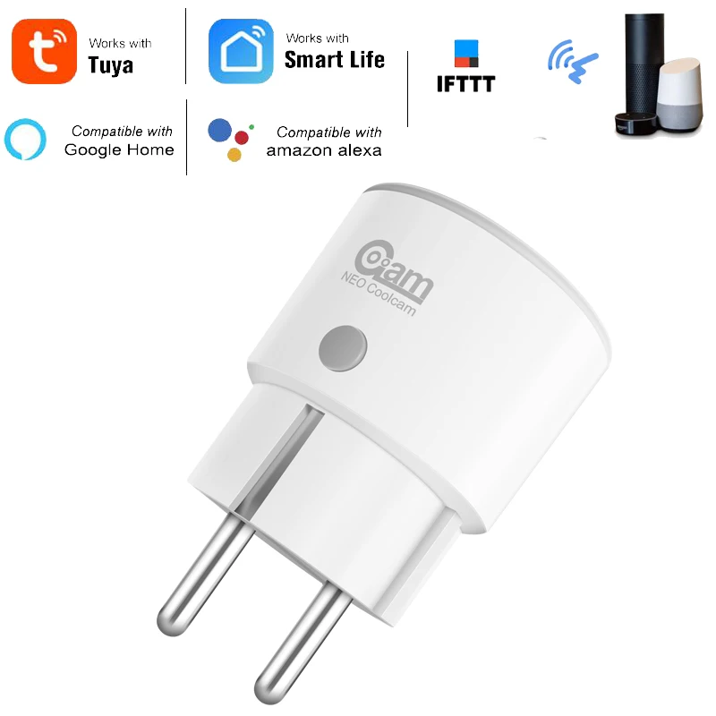 NEO Coolcam умная розетка Wi-Fi 3680 Вт 16А таймер для мониторинга энергии ЕС розетка Голосовое управление от Alexa Google IFTTT