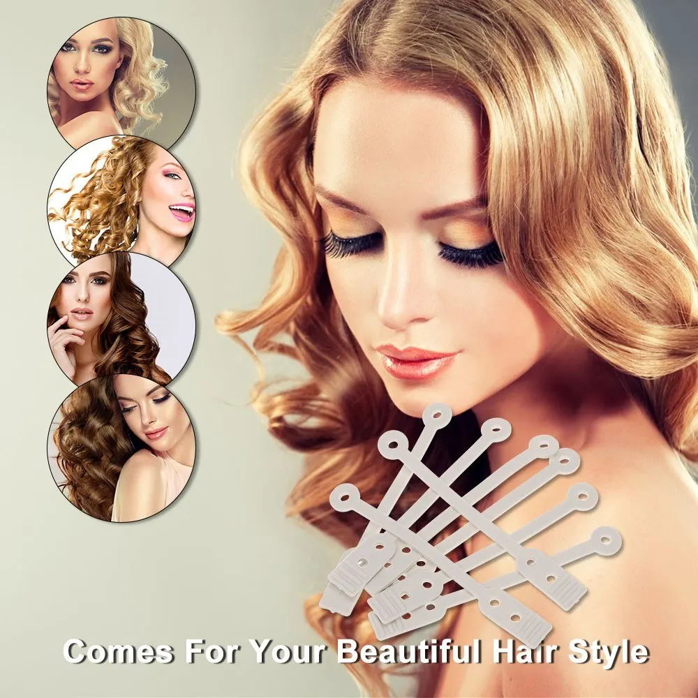 50 шт. салонные многоразовые стержни с холодной волной резинка для волос щипцы