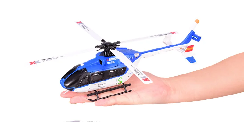 Wltoys XK EC145 K124 6CH 3D 6G система дистанционного управления игрушка бесщеточный мотор RC
