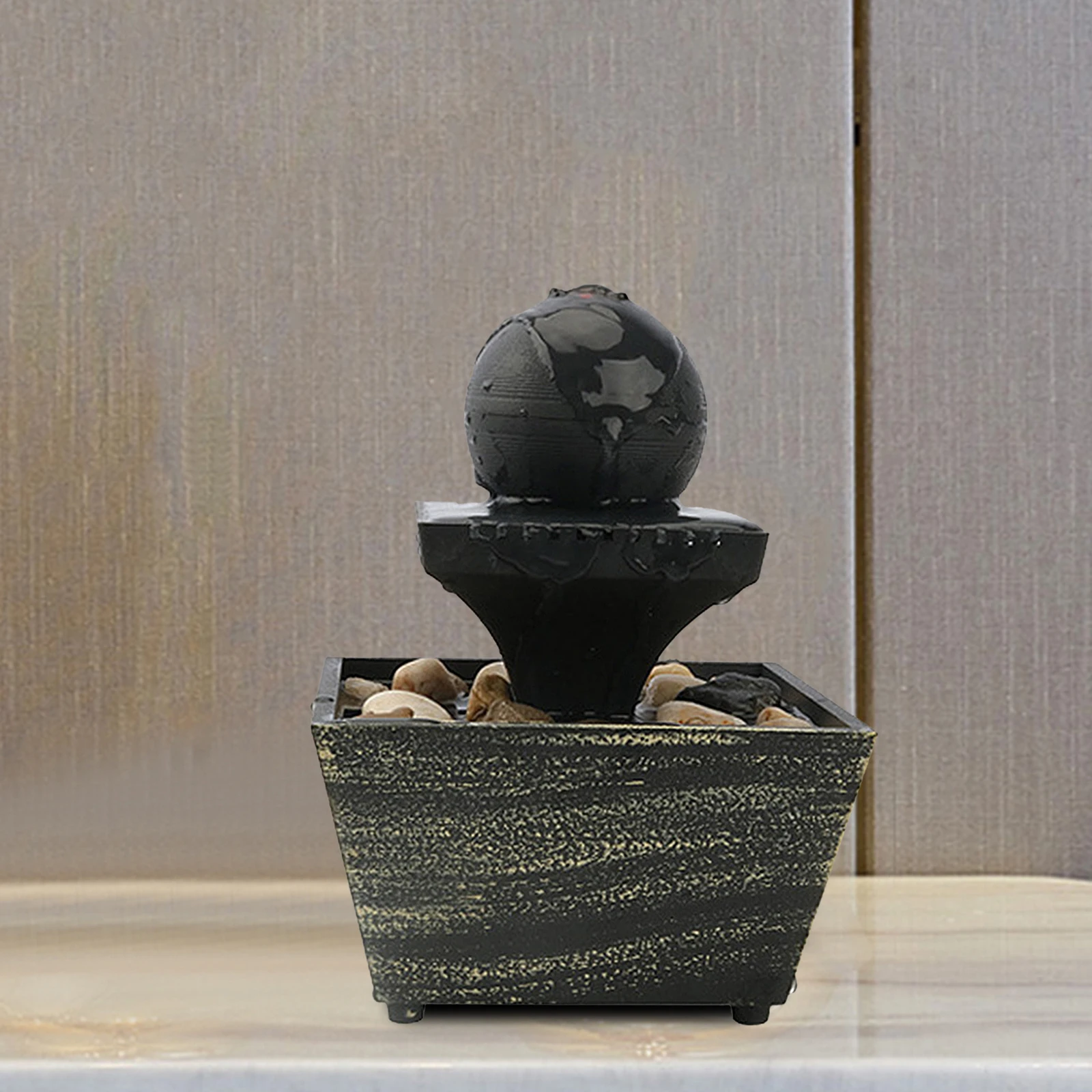 Пластиковый декоративный фонтан-водопад для медитации релаксации гостиной | Дом