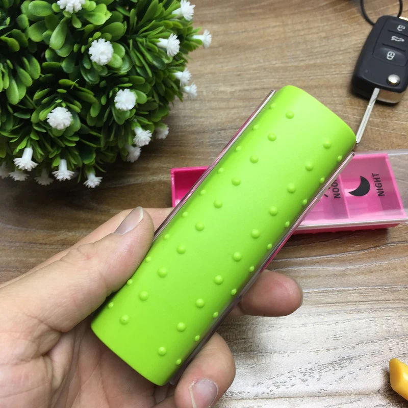 Картридж для таблеток двухцветный с пятью отделениями портативный картридж мини