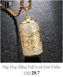 Хип-хоп Iced Out Bling Полный Стразы медный канат цепь Бейсбол подвеска «летучая мышь» и ожерелье для мужчин ювелирные изделия Прямая поставка