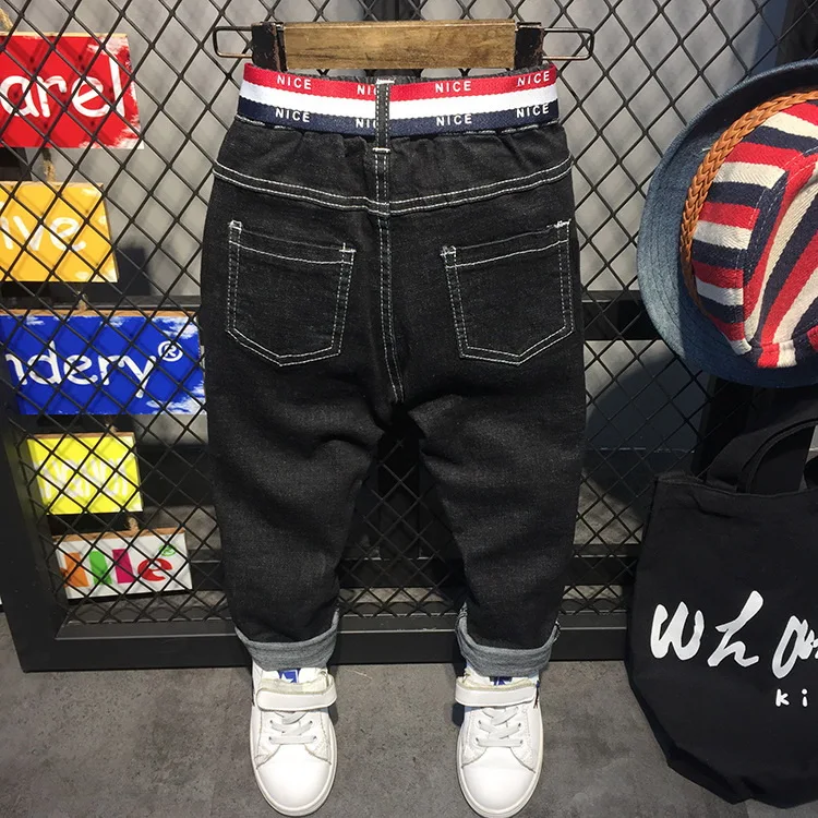 Весенне осенние штаны для мальчиков джинсы модные на весну осень детские