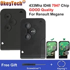 Смарт-карта Okeytech PCF7947 для Renault Megane 2 3, 433 МГц