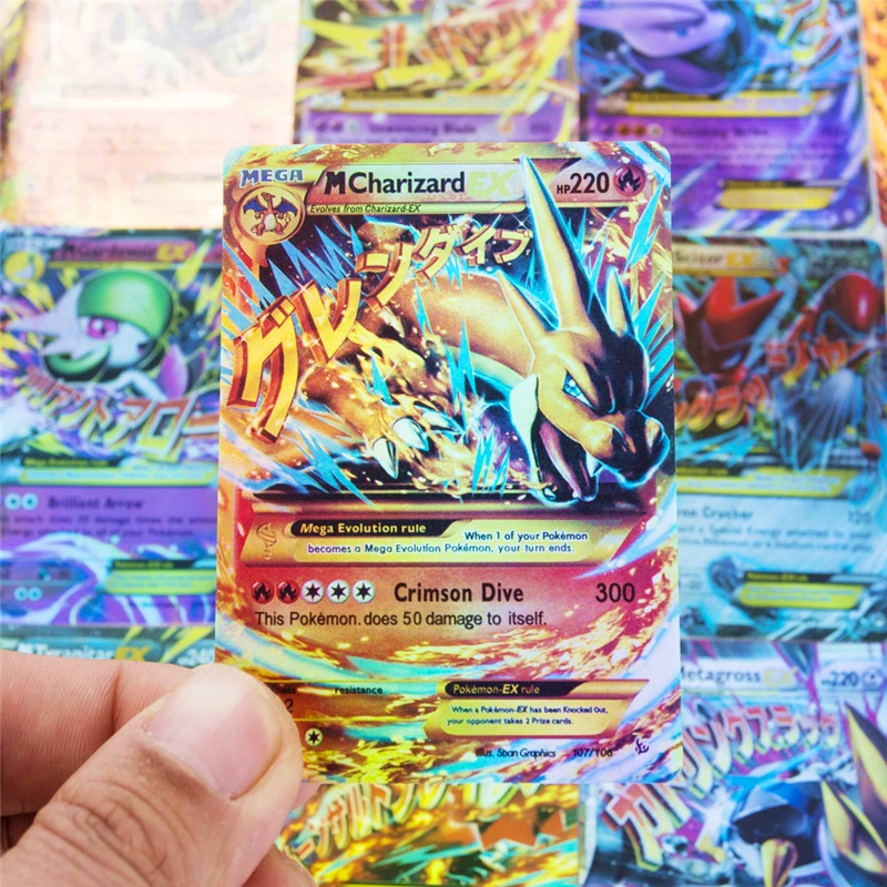 60 шт. Покемон без повторов MEGA Сияющие карты игра коллекция Боевая карта торговые