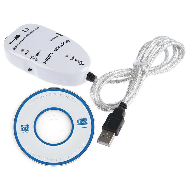 USB адаптер для подключения гитары к ПК Mac или ноутбуку белого цвета|Кабели VGA| |
