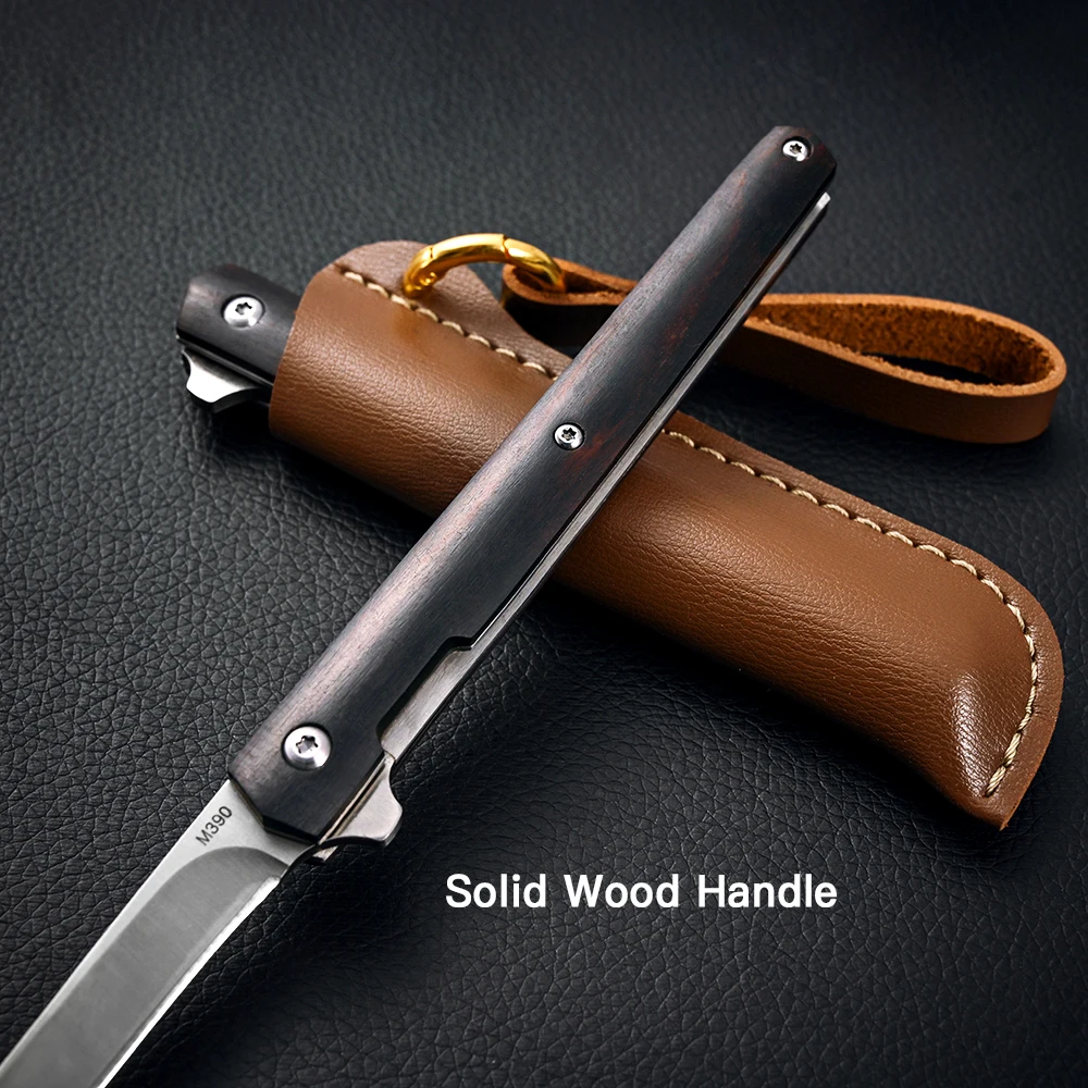 Стальной складной нож M390 CS Go портативный карманный из массива дерева походный