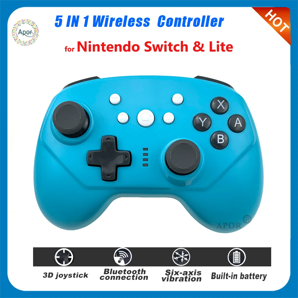 

Wireless Bluetooth Pro Controller Gamepad Joystick For Nintend Switch Lite Console Gamepad For PS3 Android PC Dropshipping