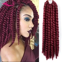 hair nest twist crochet locs natural false hair locks braid hair extension 14inch 12 strands hair color blonde red