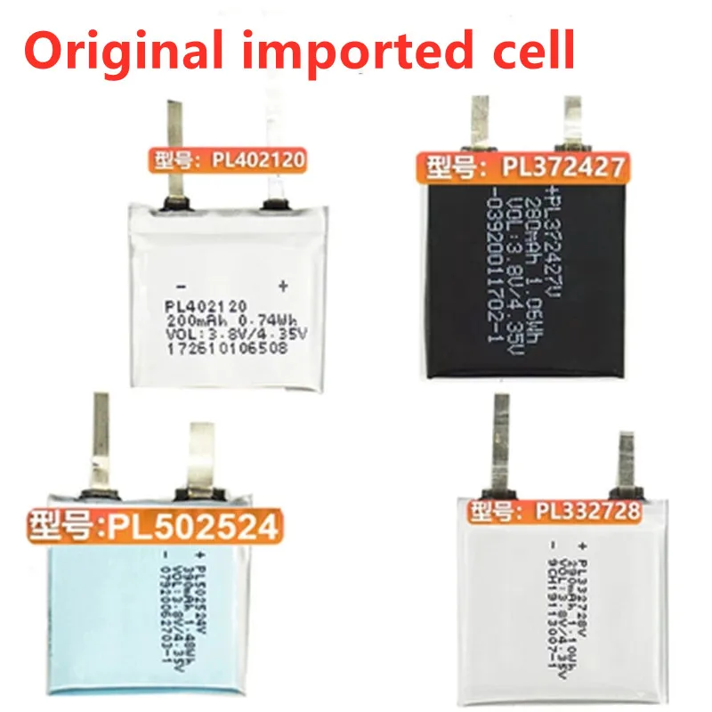 

Аккумулятор для смарт-часов Amazfit, Оригинальная батарея для Amazfit PL332728V / PL402120V / PL372427V / PL502524V