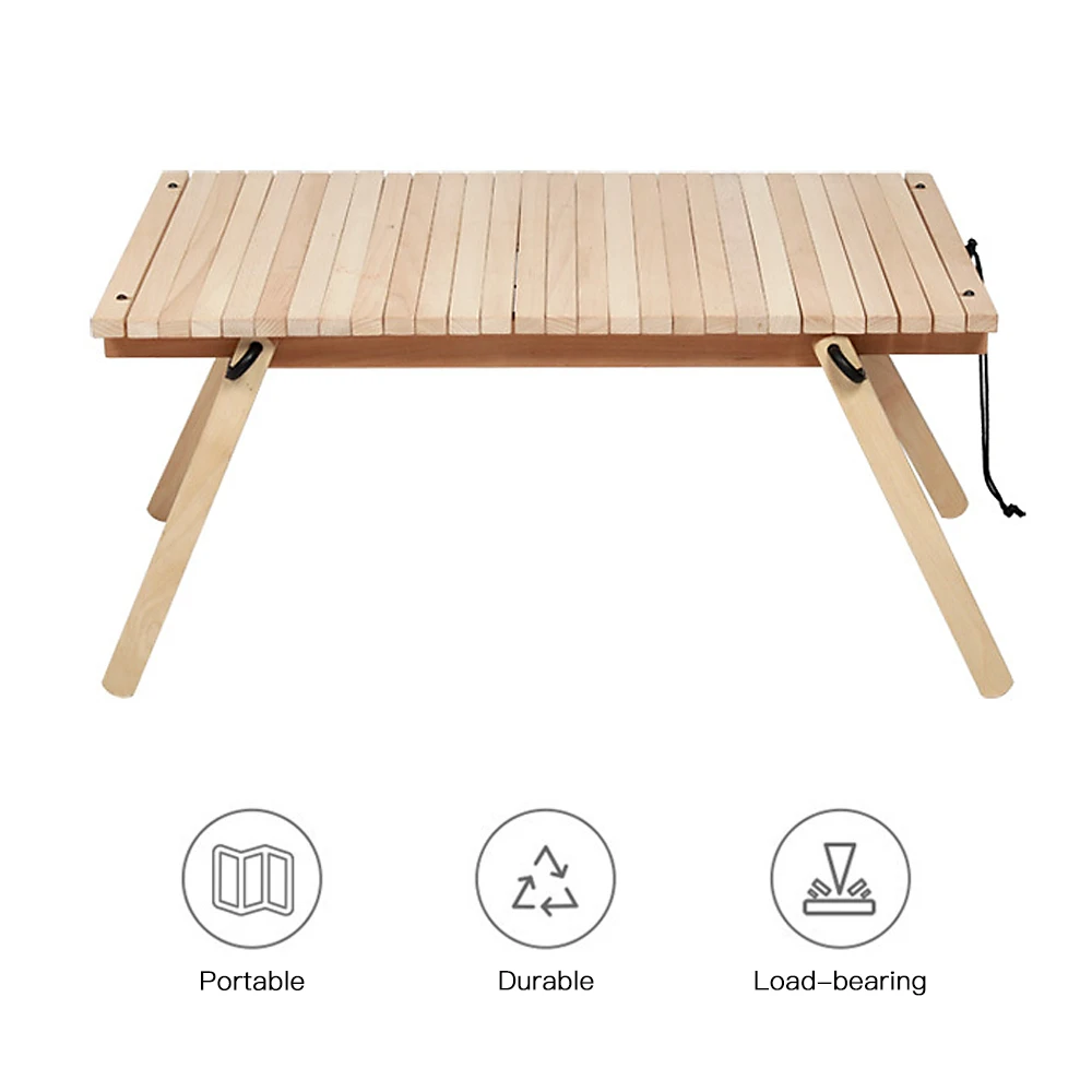 Напольный Деревянный Складной Стол Для Кемпинга прочный несущий многоцелевой