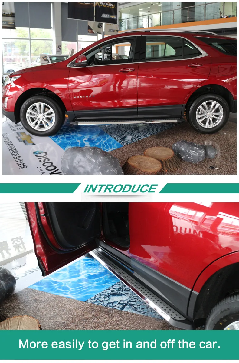 Горячая сторона шаг Беговая доска nerf бар для Chevrolet CHEVEROLET CAPTIVA CHEVEROLET TRAX IATF16949 поставщик качества, SUV specia