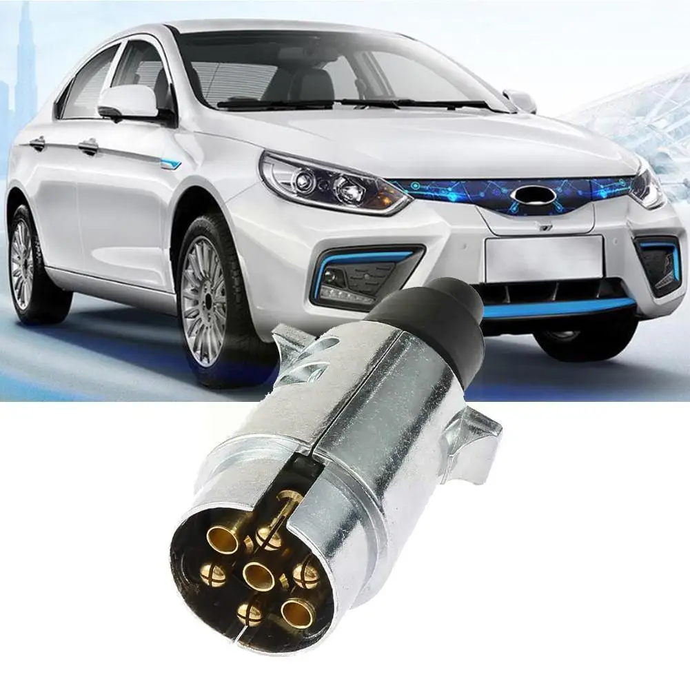 

Electric Trailer Plug N-Type Plastic 7-Pole Wiring Black Caravan Pin 7 Car Accessories Connector Truck Plug Adapter 12V I9P0