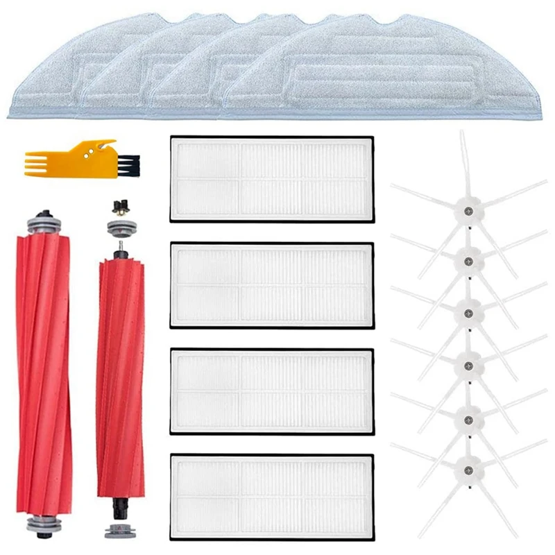 

Accessories Kit for Roborock S7 T7 T7S T7 Plus T7S Plus Spare Parts Main Brush Hepa Filters Side Brushes Mop Cloths