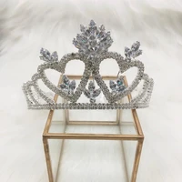 fashion classic rhinestone crown luxury headdress zircon love design rhinestone crown headdress jewelry wedding banquet