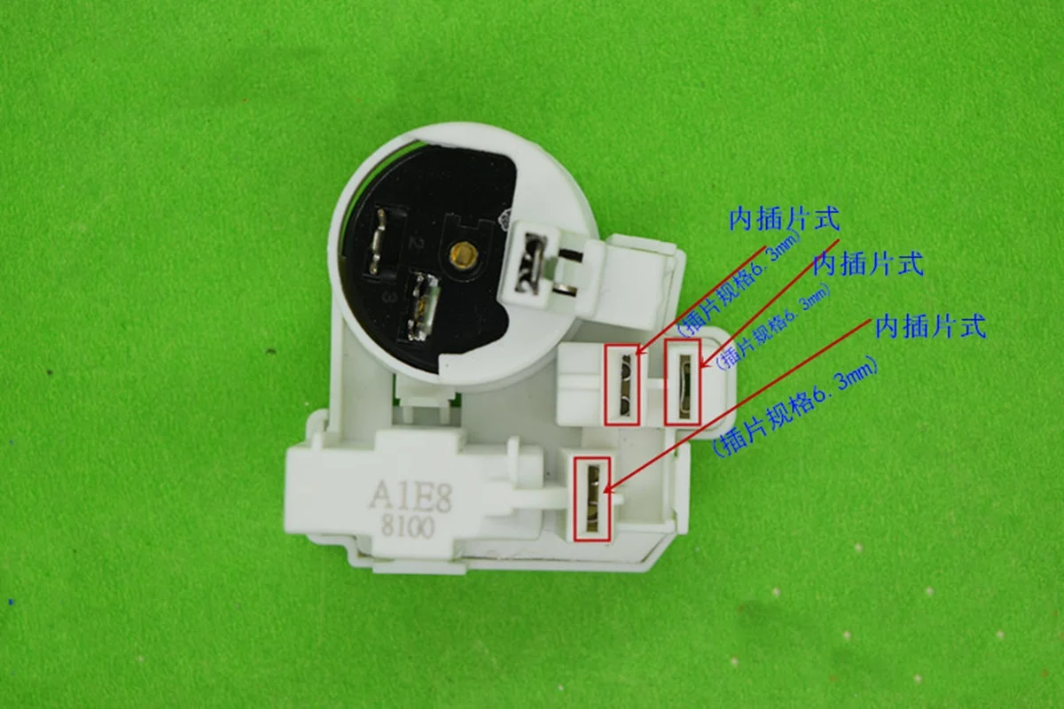 

1 PCS Refrigerator Start Refrigerator Compressor Combination PTC Starter 8100ZEM90-130-74 Accessories