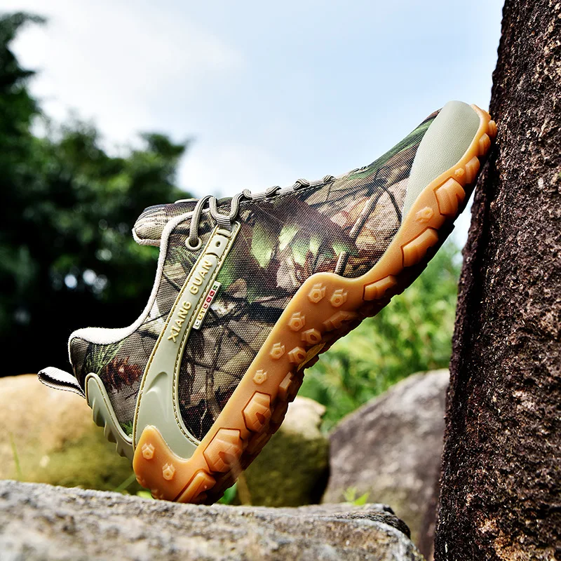 Туристическая обувь для женщин песочный бионический камуфляж скалолазание