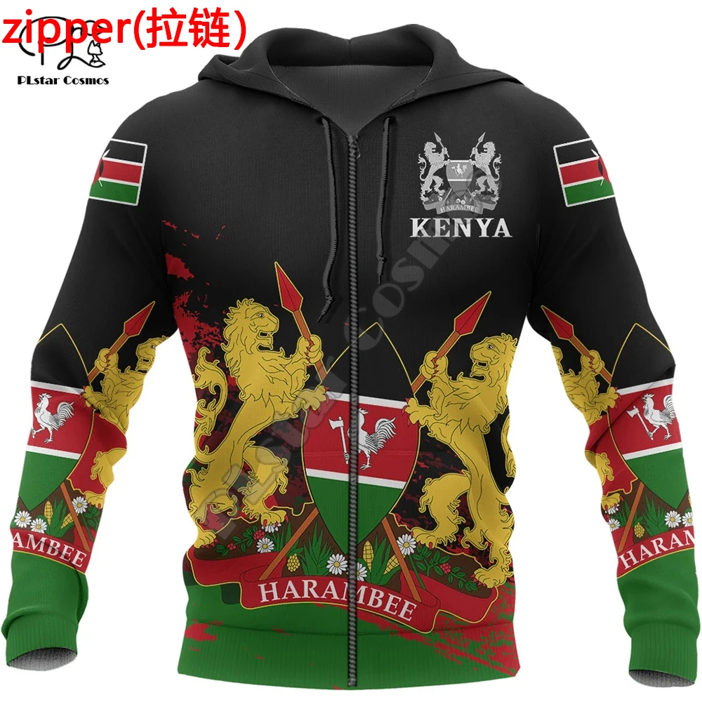 

PLstar Cosmos Kenya Country Flag Tribe Culture Tattoo Tracksuit 3Dprint Men/Women NewFashion Harajuku Hoodies Pullover Jacket 31