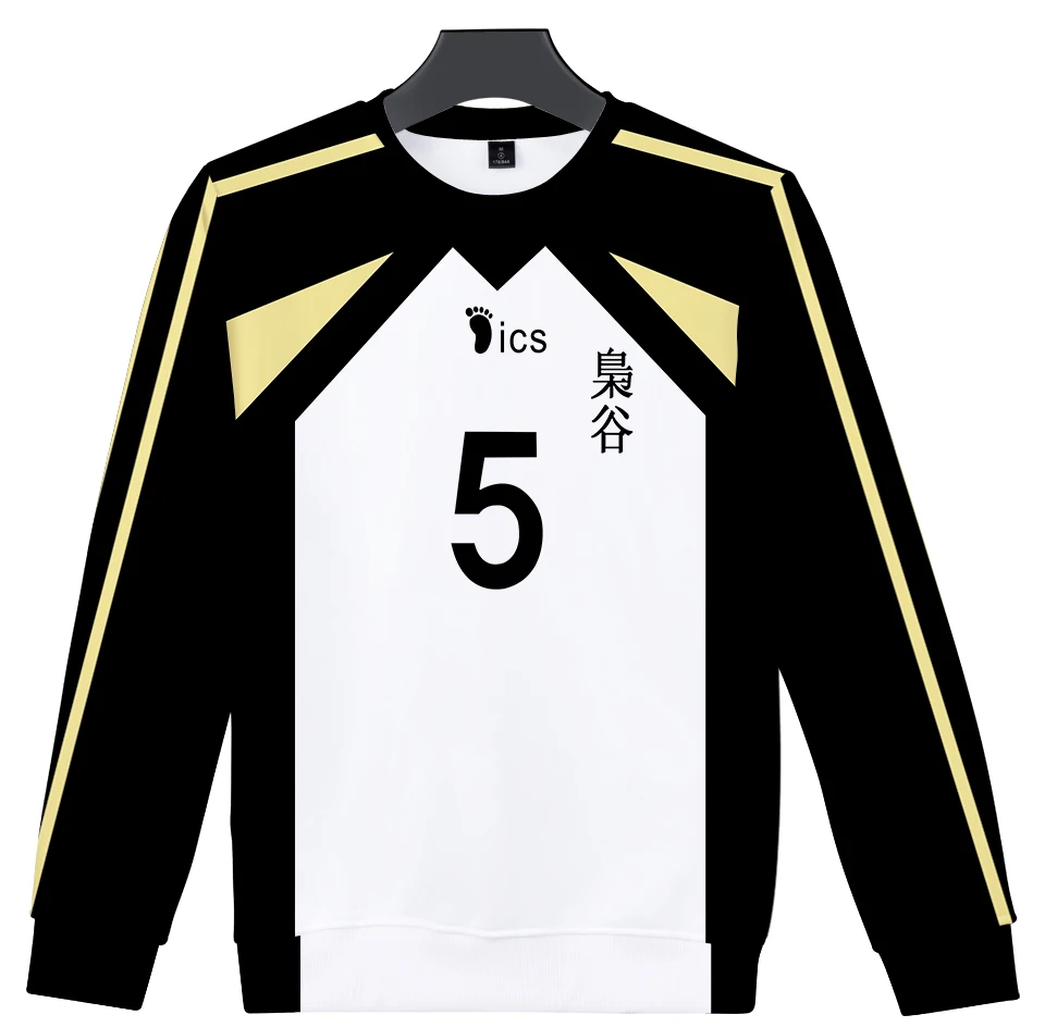 Volleyball Junior Character Haikyu!!Hoodies Sweatshirts K pop Style Women/Men Popular Clothes Casual Hot Sale Top | Женская одежда
