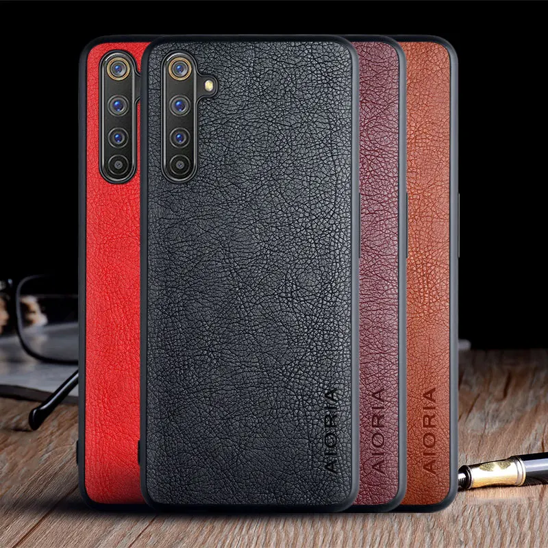 Чехол для OPPO Realme 6 Pro 6S Narzo funda роскошный винтажный кожаный чехол из ТПУ oppo realme pro