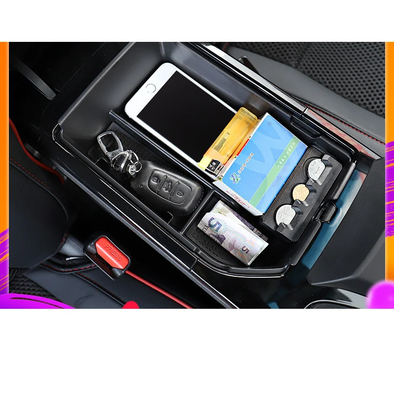 Lsrtw2017 Abs автомобильный подлокотник пластина коробка для хранения Hyundai Tucson 2015 2016 2017