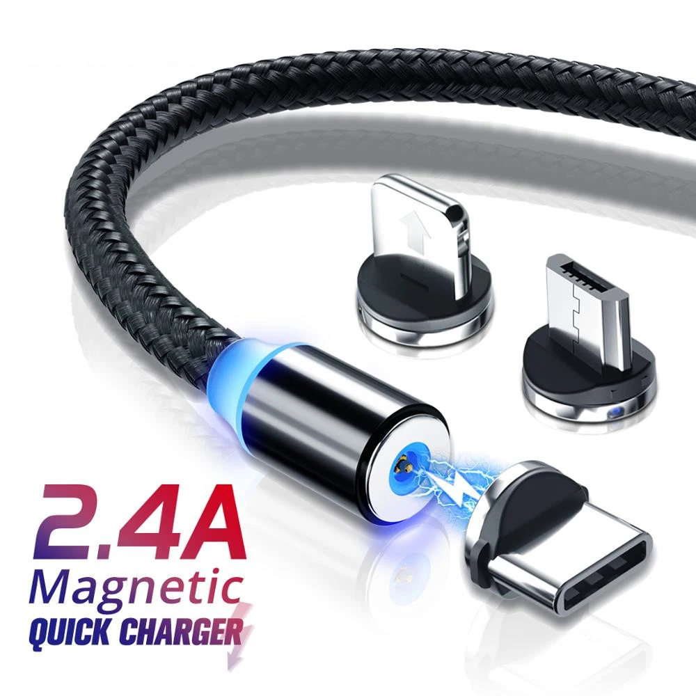 Магнитный кабель Micro USB для iPhone Samsung Android мобильный телефон быстрая зарядка 1 м 2 |