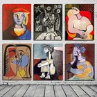 Абстрактная настенная Картина на холсте Пабло Пикассо, плакаты, современная картина, настенные картины для гостиной, украшение для дома