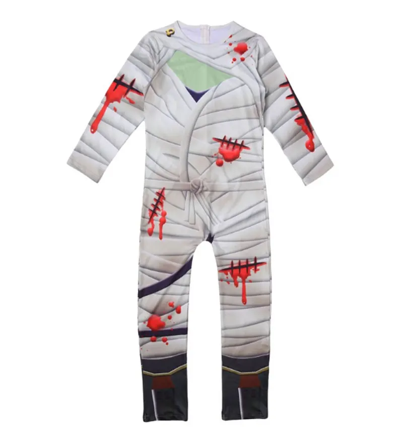 Детский страшный костюм на Хэллоуин одежда для мальчиков и девочек необычное