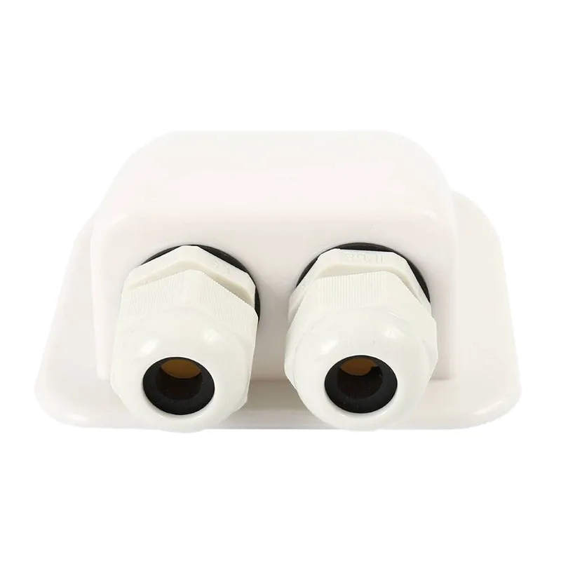 Водонепроницаемый двойной кабельный ввод сальники (3 7 мм) Одиночный для