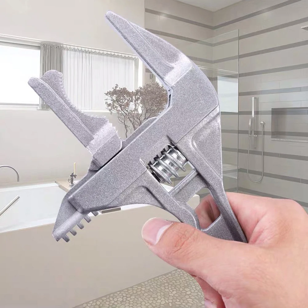 Гаечный ключ с большими отверстиями миниатюрный регулируемый короткой ручкой