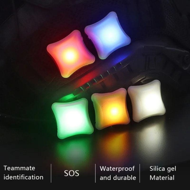 Уличный Тактический сигнальный светодиодный светильник с индикаторами шлем