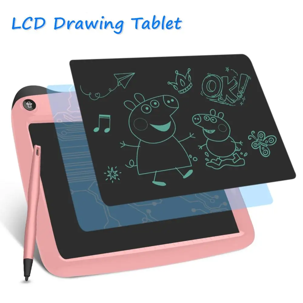 9 дюймов планшет для рисования со стирающимися чернилами цифровой альбом грубой
