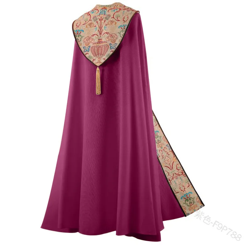 Костюмы на Хэллоуин для мужчин средневековый Ретро шалевая накидка Молитва