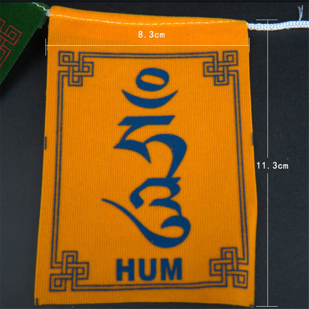 3 шт. Непал висящий мини шесть символов мантра Молитва флаг Тибетский Буддизм