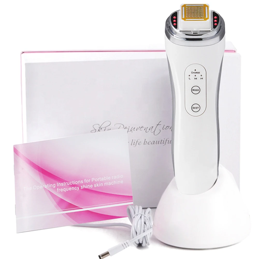 RF Radio Frequency Facial Lifting Machine Skin Tightening Rejuvenation Wrinkle Removal Dot Matrix Radiofrequency Face Massager
