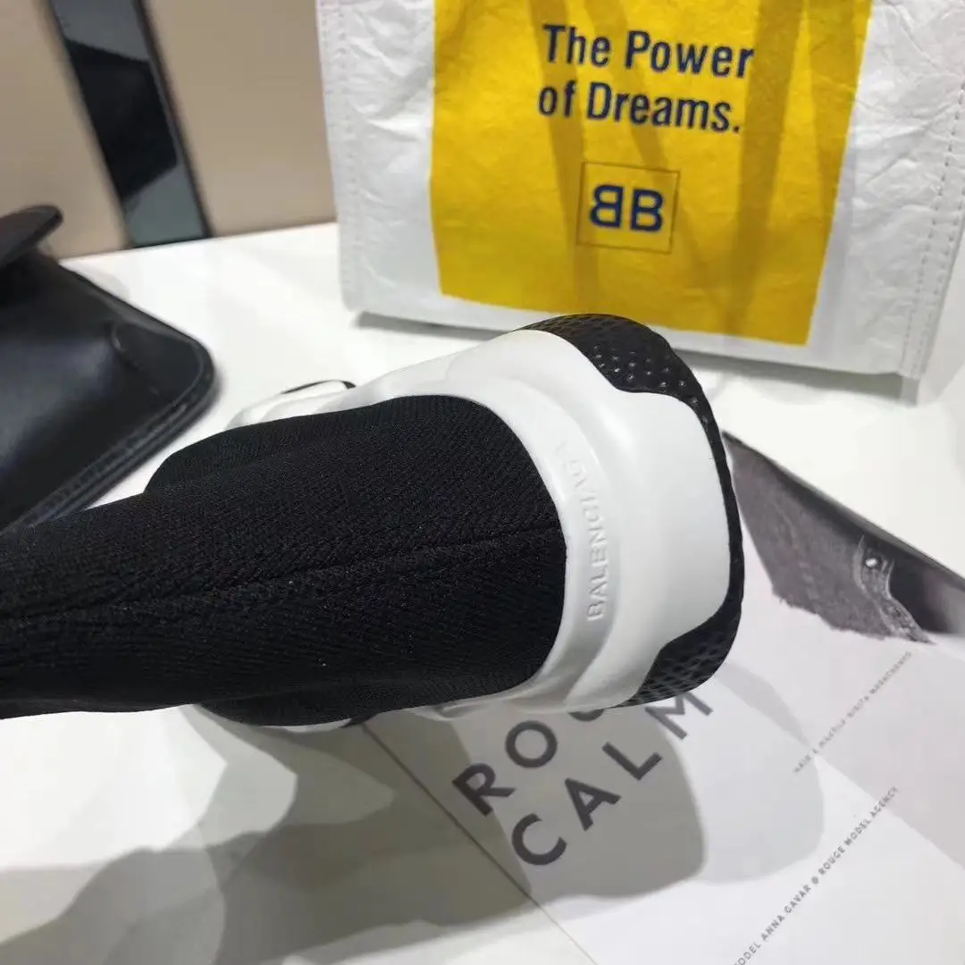 

2021 New Balenciaga- Best Quality Speed Trainer Sneakers Men Women Black Red Casual Shoes Fashion mens womens sports Sneakers