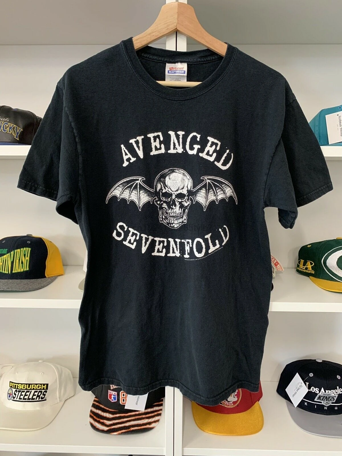 

Vintage 2006 Avenged Sevenfold Shirt Sz M Black Rock Metal Music Band 2000s