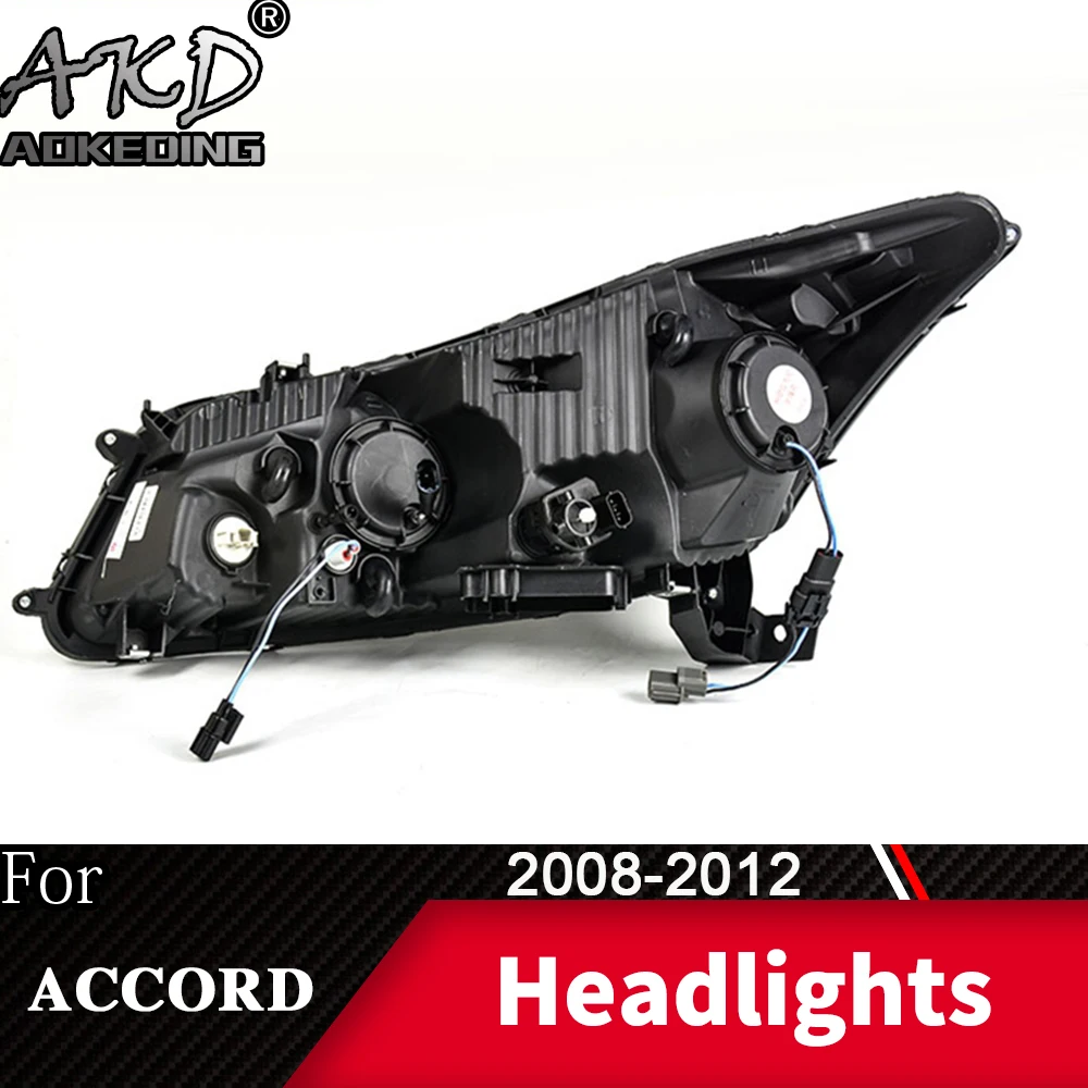 

Head Lamp For Car Honda Accord 2008-2012 Accord Headlights Fog Lights Day Running Light DRL H7 LED Bi Xenon Bulb Car Accessory