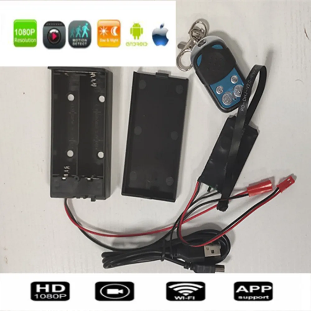 HD WiFi1080P мини-камера портативная IP камера DIY модуль смарт-видео DVR движения