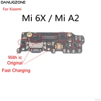 original fast charging usb charging dock jack socket port connector charge board flex cable for xiaomi mi 6x mi6x m6x mi a2