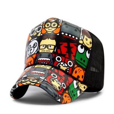 Взрослых Trucker Кепки Для мужчин и Для женщин хип-хоп панк-рок Snapback Шапки мужские летние Зонт Mesh Бейсбол шляпа 20 Цвета - Цвет: A38