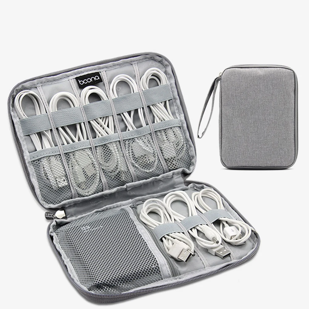 

Digital Storage Bag Usb Data Cable Organizer Earphone Wire Bag Pen Power Bank Travel Kit Case Pouch Electronics Accessories