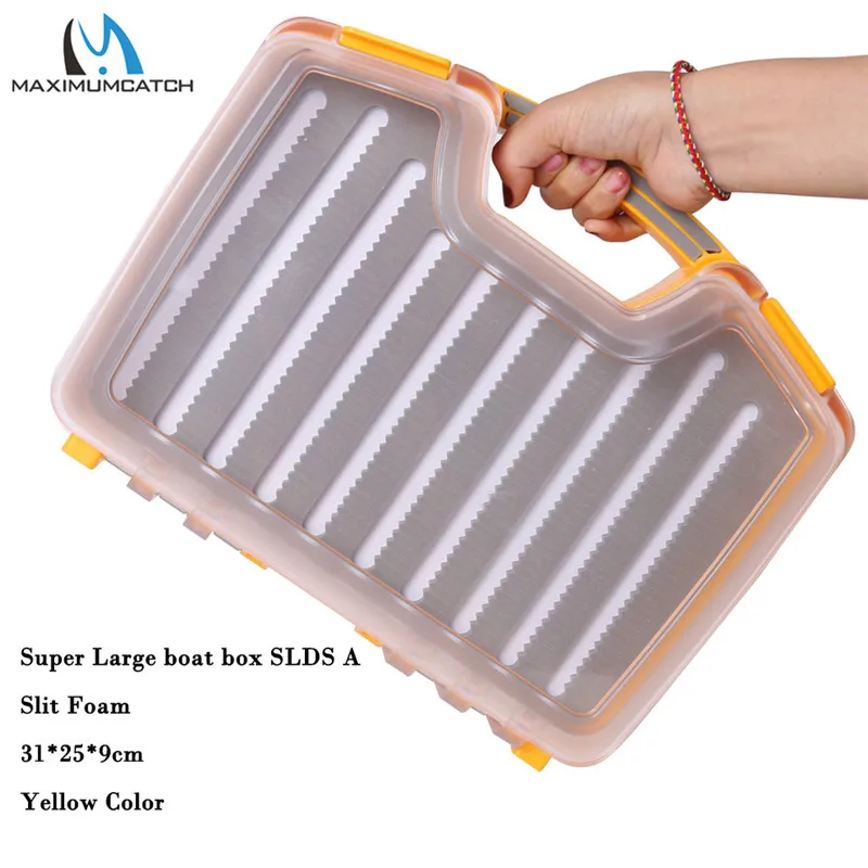 Водонепроницаемая рыболовная коробка Maximumcatch Maxcatch с прорезями легко крепится