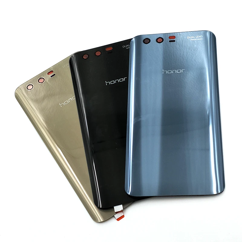 Оригинальная крышка корпуса Huawei Honor 9 задняя батарейного отсека стеклянная дверь